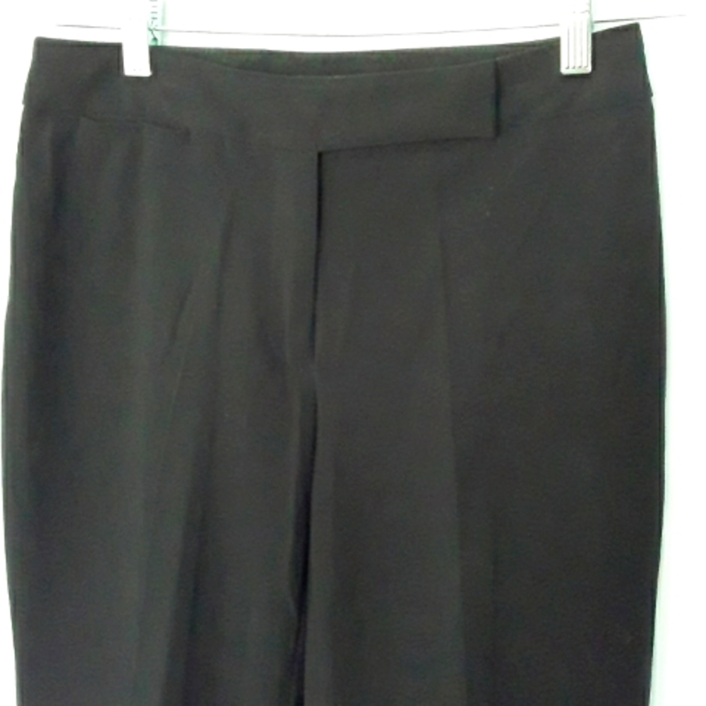 Apostrophe Straight Leg Trouser Pants, Black, Size 6P